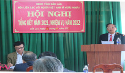 Hội liên lạc với người Việt Nam ở nước ngoài tỉnh Đắk Lắk tổng kết hoạt động năm 2021