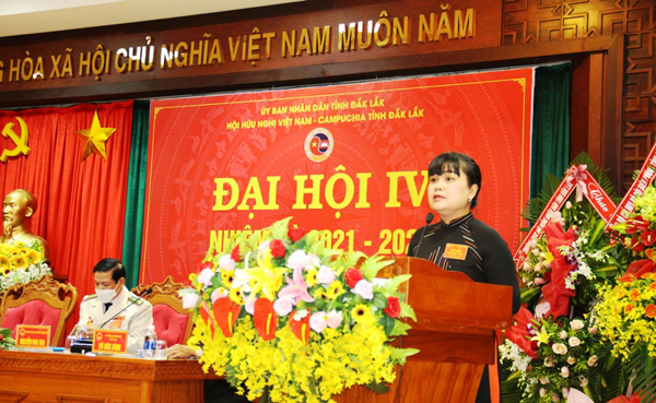 Hội hữu nghị Việt Nam - Campuchia tỉnh Đắk Lắk, Đại hội lần thứ IV (nhiệm kì 2021-2026)