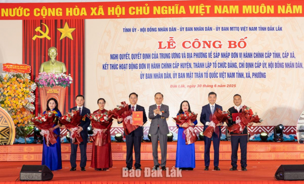Ban Chấp hành, Ban Thường vụ Đảng bộ tỉnh Đắk Lắk (mới)