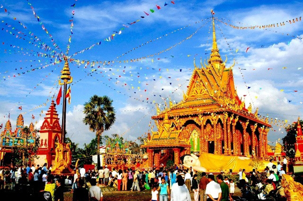 Tết của đồng bào Khmer -Chôl Chnăm Thmây - Lễ hội lớn, nét văn hóa đặc sắc